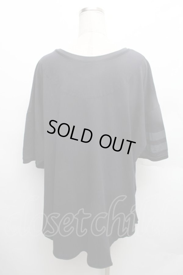 画像2: ANGLOMANIA 中古 / "UNIVERSITY OF PEACE" Tシャツ M 黒ｘ赤  S-26-02-25-041-ts-HR-ZS (2)