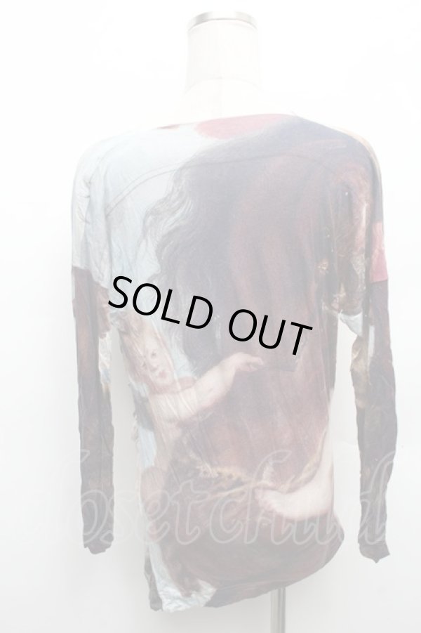 画像2: ANGLOMANIA 中古 / ルーベンスカットソー M サックス  S-26-02-25-042-to-AS-ZH (2)