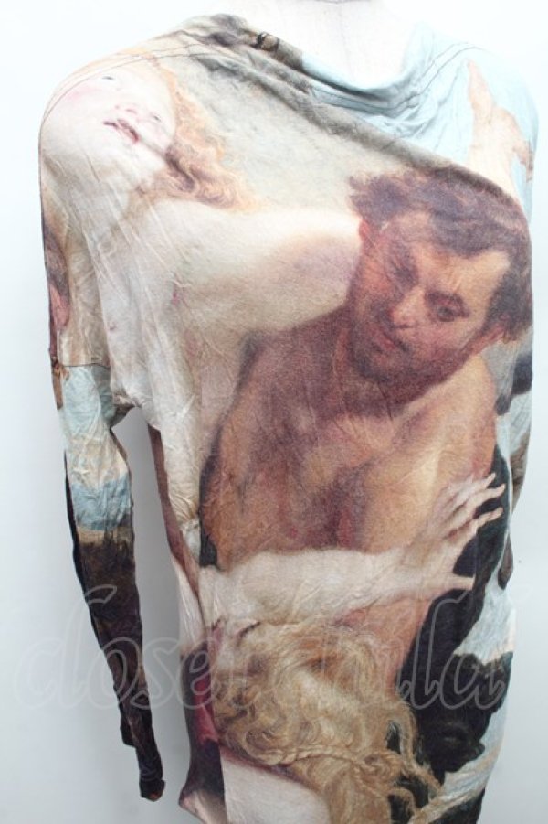 画像3: ANGLOMANIA 中古 / ルーベンスカットソー M サックス  S-26-02-25-042-to-AS-ZS (3)