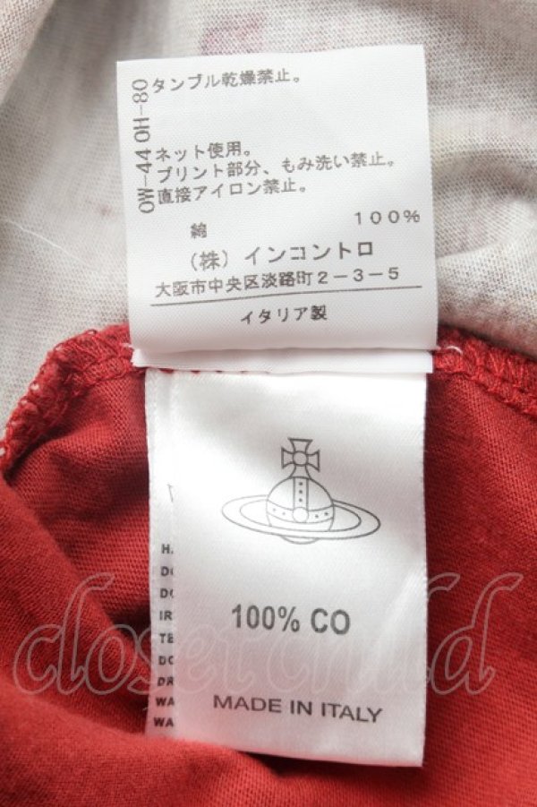 画像5: ANGLOMANIA 中古 / ブーシェカットワンピース M ワイン  S-26-02-25-047-op-AS-ZS (5)