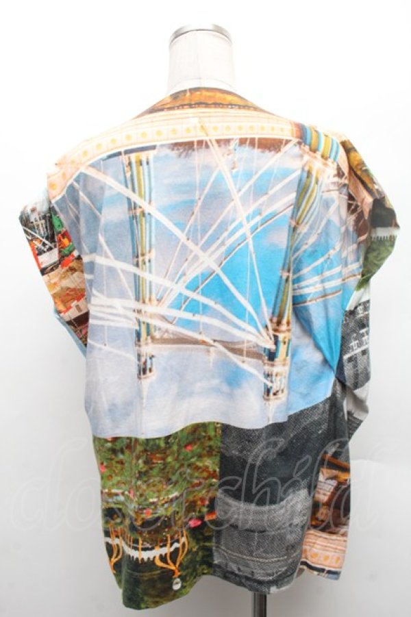 画像2: ヴィヴィアンウエストウッド 中古 / バタシープリントカットソー 00 マルチ  S-26-02-25-049-ts-HR-ZS (2)