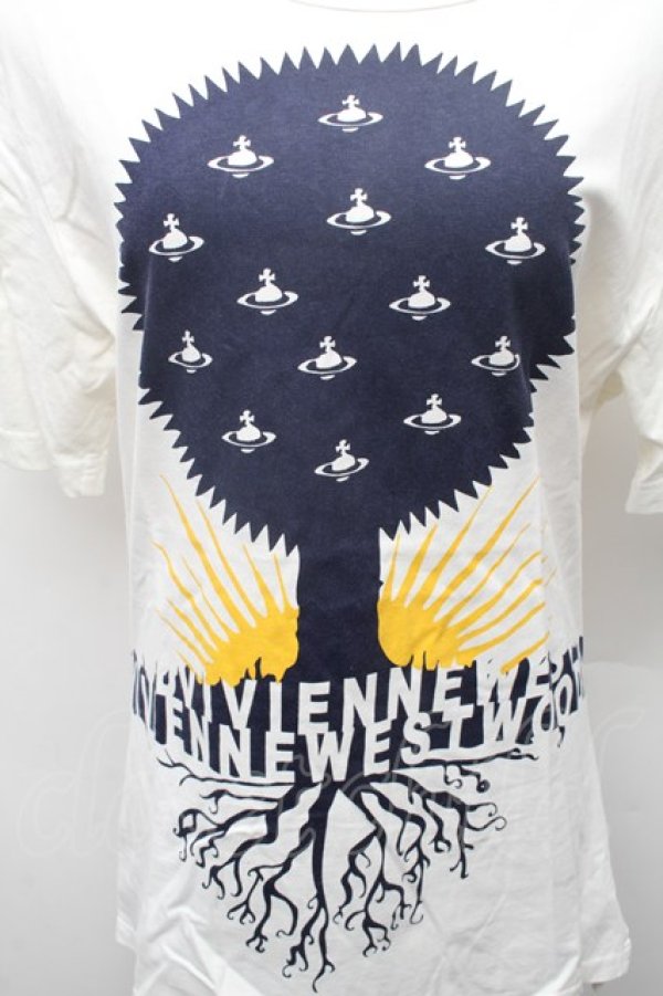 画像3: ヴィヴィアンウエストウッド MAN 中古 / プリントTシャツ S 白  S-26-02-25-055-ts-AS-ZS (3)