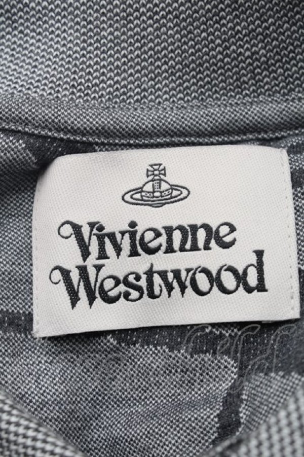 画像6: ヴィヴィアンウエストウッド 中古 / グラフィックポロシャツ  グレー  S-26-02-25-056-ts-AS-ZS (6)