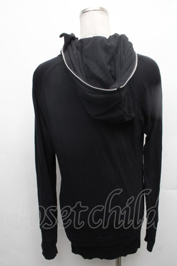 画像2: ヴィヴィアンウエストウッド 中古 / /ZIPパーカー 2 黒  S-26-02-25-058-to-AS-ZS (2)