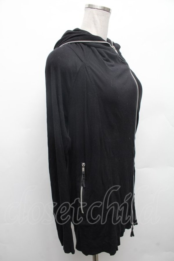 画像3: ヴィヴィアンウエストウッド 中古 / /ZIPパーカー 2 黒  S-26-02-25-058-to-AS-ZS (3)