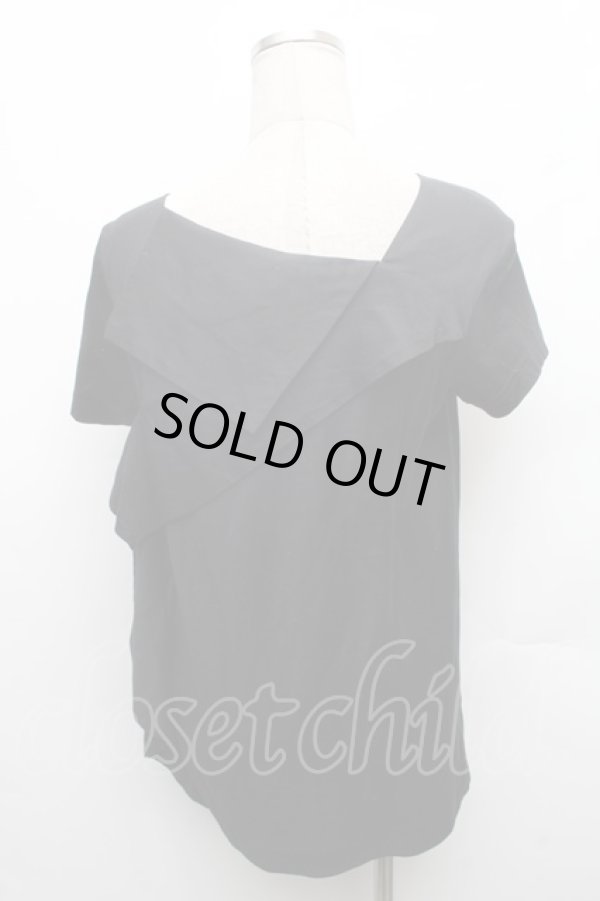 画像2: ヴィヴィアンウエストウッド 中古 / 変形カットソー 2 黒  S-26-02-25-059-to-AS-ZS (2)