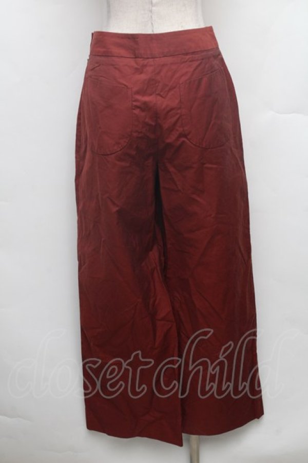 画像2: ヴィヴィアンウエストウッド 中古 / ワイドパンツ 40 オレンジブラウン  S-26-02-25-060-pa-AS-ZS (2)