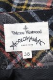 画像4: ANGLOMANIA 中古 / タータンチェック変形ワンピース 38 グレー  S-26-02-25-065-op-AS-ZS (4)