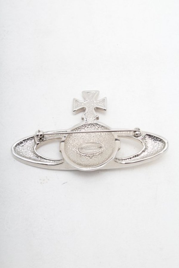 画像2: ヴィヴィアンウエストウッド 中古 / ネオバスレリーフブローチ  オフｘピンク  S-26-02-25-016-ac-AS-ZS (2)