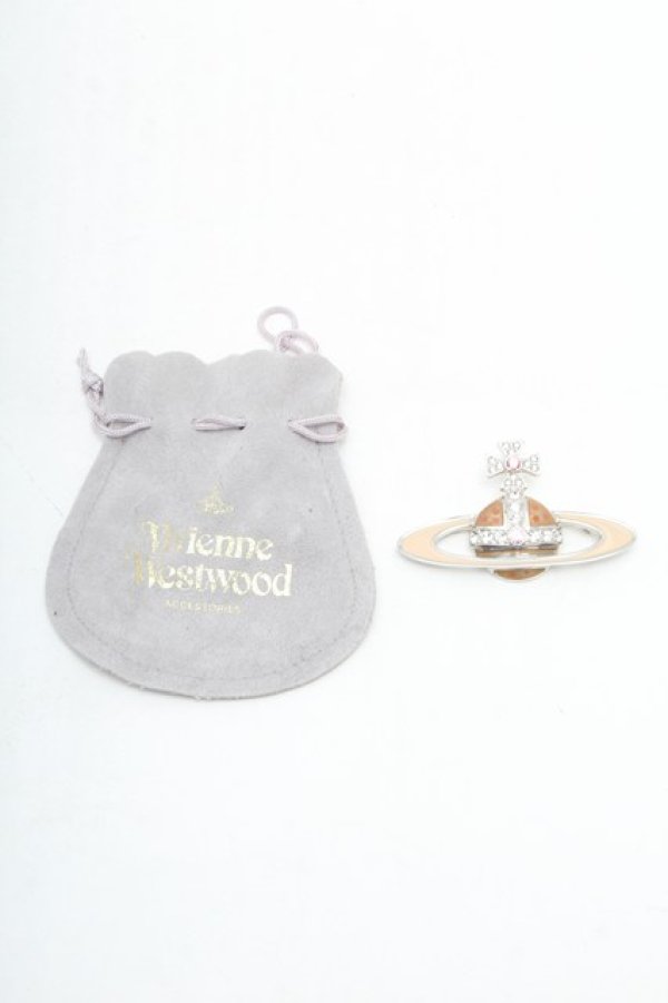 画像3: ヴィヴィアンウエストウッド 中古 / ネオバスレリーフブローチ  オフｘピンク  S-26-02-25-016-ac-AS-ZS (3)