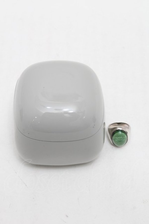 画像5: ヴィヴィアンウエストウッド 中古 / カボションリング XS シルバーｘグリーン  S-26-02-25-023-rg-AS-ZS (5)