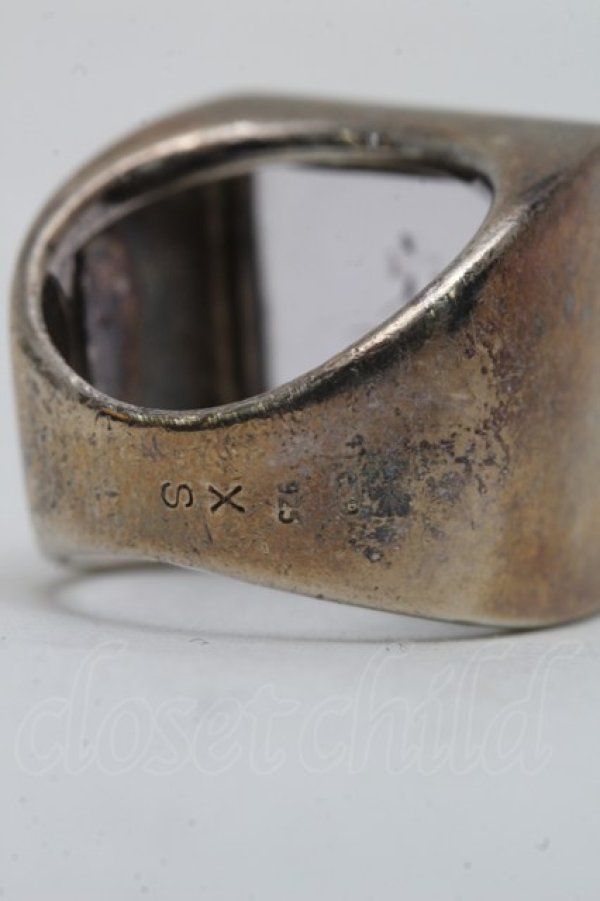 画像5: ヴィヴィアンウエストウッド 中古 / スクエアオーブリング XS シルバーｘ紫  S-26-02-25-024-rg-AS-ZS (5)