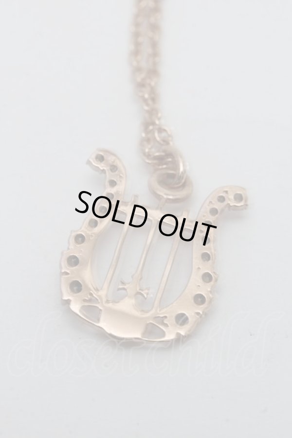 画像3: ヴィヴィアンウエストウッド 中古 / ハープネックレス  ピンクゴールド  S-26-02-25-025-nl-AS-ZS (3)