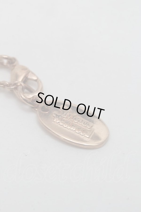 画像4: ヴィヴィアンウエストウッド 中古 / ハープネックレス  ピンクゴールド  S-26-02-25-025-nl-AS-ZS (4)