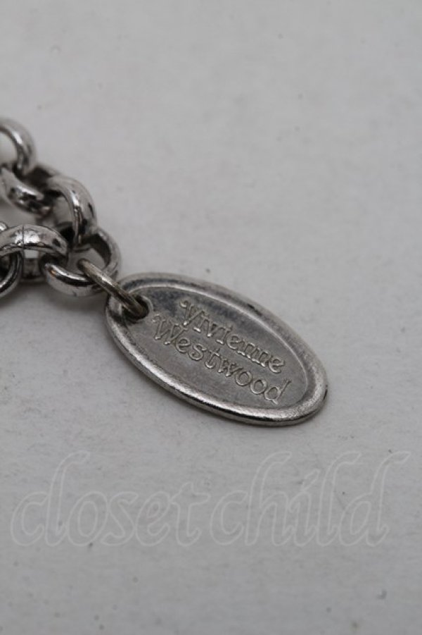 画像4: ヴィヴィアンウエストウッド 中古 / ミニバスレリーフネックレス  シルバー  S-26-02-25-026-ac-AS-ZS (4)