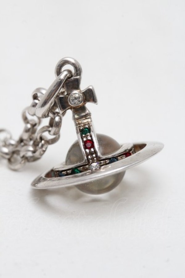 画像2: ヴィヴィアンウエストウッド 中古 / プチオーブネックレス  シルバー  S-26-02-25-027-nl-AS-ZS (2)