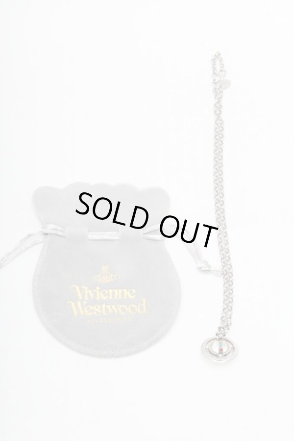 画像4: ヴィヴィアンウエストウッド 中古 / プチオーブネックレス  シルバー  S-26-02-25-027-nl-AS-ZS (4)