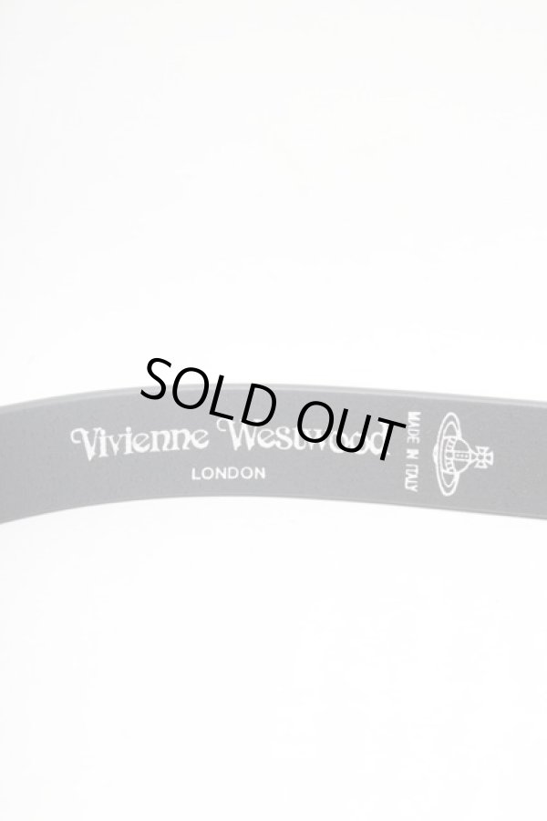 画像3: ヴィヴィアンウエストウッド 中古 / オーブバックルベルト  黒  S-26-02-25-029-ac-AS-ZS (3)