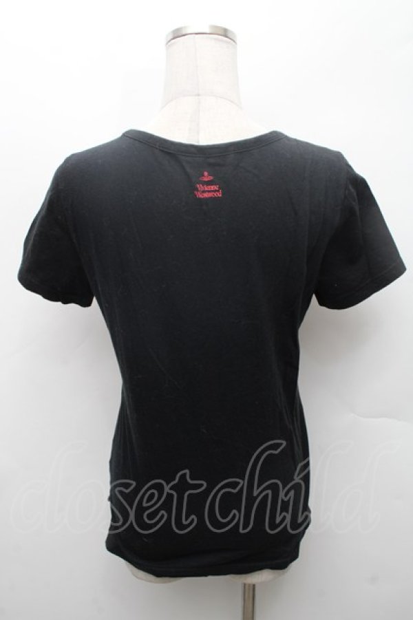 画像2: ヴィヴィアンウエストウッド 中古 / 東日本大震災チャリティーテディベアTシャツ 3 黒  S-26-03-08-019-ts-AS-ZS (2)