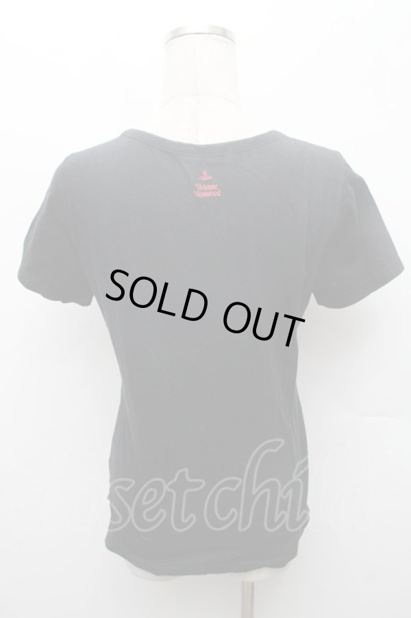 画像2: ヴィヴィアンウエストウッド 中古 / 東日本大震災チャリティーテディベアTシャツ 3 黒  S-26-03-08-019-ts-AS-ZS (2)