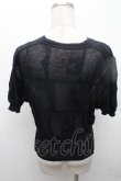 画像2: ヴィヴィアンウエストウッド 中古 / 透カシ網半袖ニット  黒  S-26-03-08-020-to-HR-ZS (2)