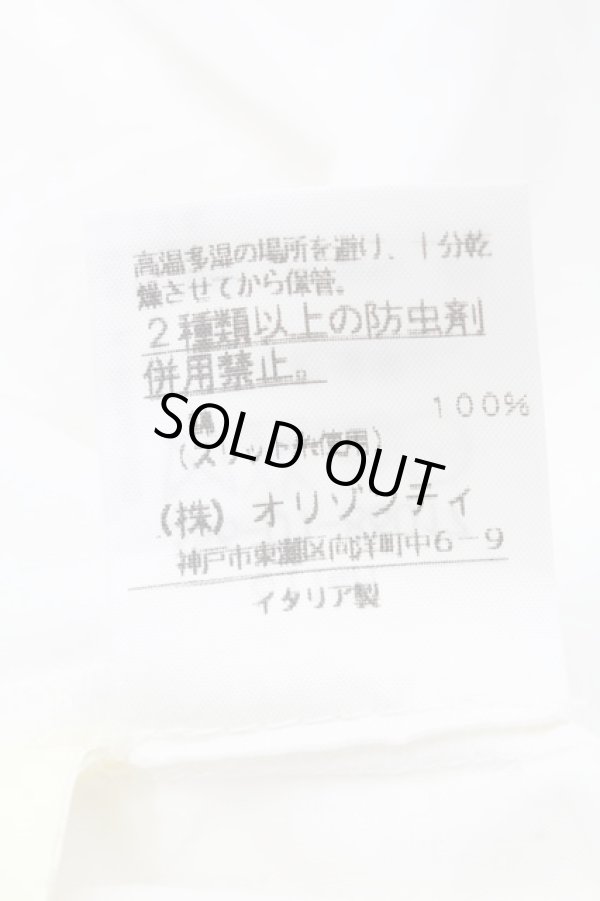 画像5: ヴィヴィアンウエストウッド 中古 / オーブ刺繍高襟ブラウス  I 白  S-26-03-08-002-bl-AS-ZS (5)