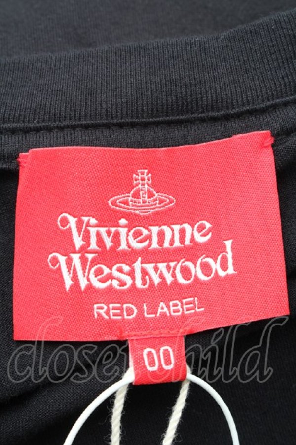 画像5: ヴィヴィアンウエストウッド 中古 / コットンラムptTシャツワンピース 00 黒  S-26-03-08-023-op-AS-ZS (5)
