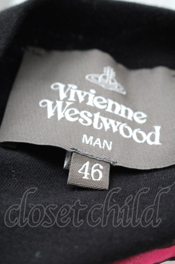 画像3: ヴィヴィアンウエストウッド MAN 中古 / BUY LESS CHOOSE WELL Tシャツ 46 黒  S-26-03-08-024-to-AS-ZS (3)