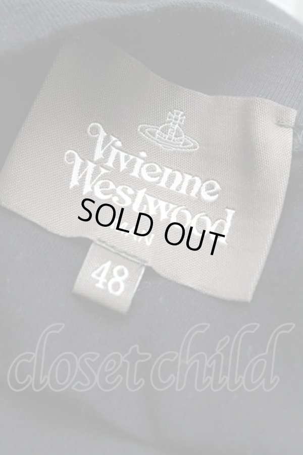 画像4: ヴィヴィアンウエストウッド MAN 中古 / MUD ORBTシャツ 48 黒  S-26-03-08-026-ts-AS-ZS (4)