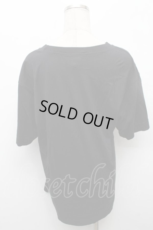 画像2: ヴィヴィアンウエストウッド MAN 中古 / NOUGHTS AND CROSSES MANリラックスTシャツ 46 黒  S-26-03-08-027-ts-AS-ZS (2)