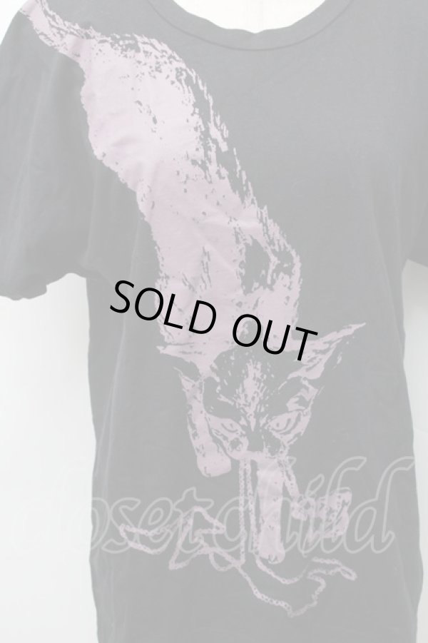 画像3: ヴィヴィアンウエストウッド 中古 / キャットオーブプリントTシャツ 2 黒  S-26-03-08-028-to-HR-ZS (3)