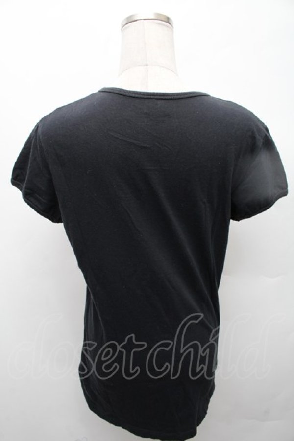 画像2: ヴィヴィアンウエストウッド 中古 / プッティ額縁 Tシャツ  黒  S-26-03-08-029-ts-AS-ZS (2)