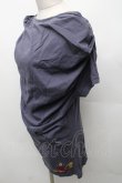 画像3: ヴィヴィアンウエストウッド 中古 / 刺繍ドルマン風Tシャツ L ブルー  S-26-03-08-030-bl-HR-ZS (3)