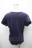 画像2: ヴィヴィアンウエストウッド 中古 / TS/カラーオーブ刺繍ミルキーウェイTシャツ L 紺  S-26-03-08-031-ts-AS-ZS (2)