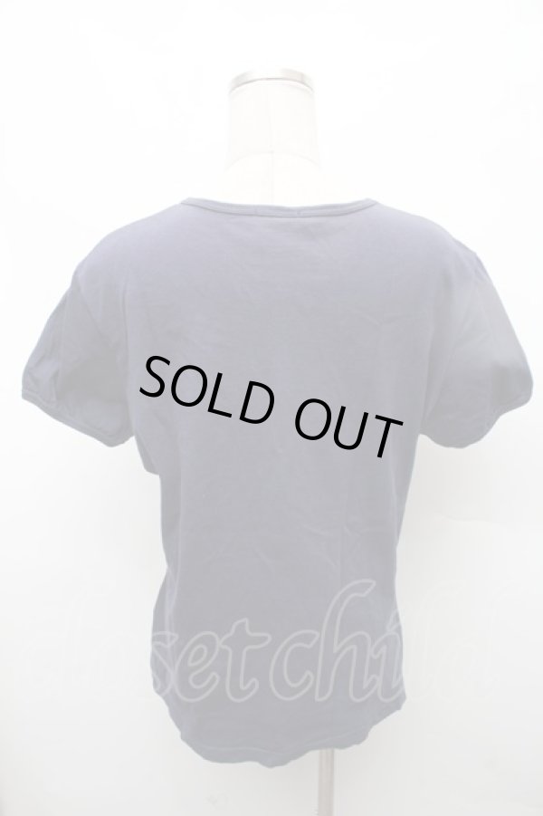 画像2: ヴィヴィアンウエストウッド 中古 / TS/カラーオーブ刺繍ミルキーウェイTシャツ L 紺  S-26-03-08-031-ts-AS-ZS (2)