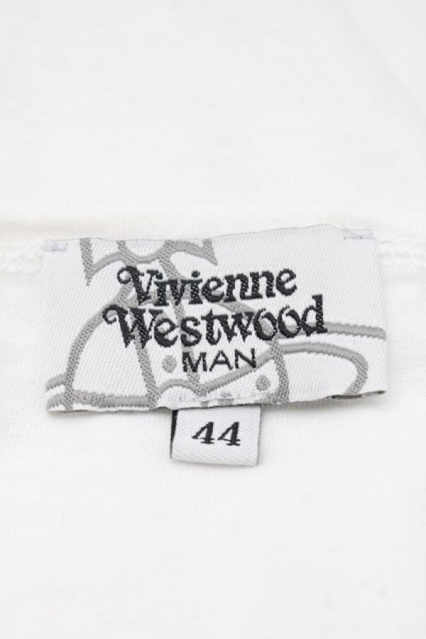 画像4: ヴィヴィアンウエストウッド MAN 中古 / ブーシェTシャツ 44 白  S-26-03-08-004-ts-AS-ZS (4)