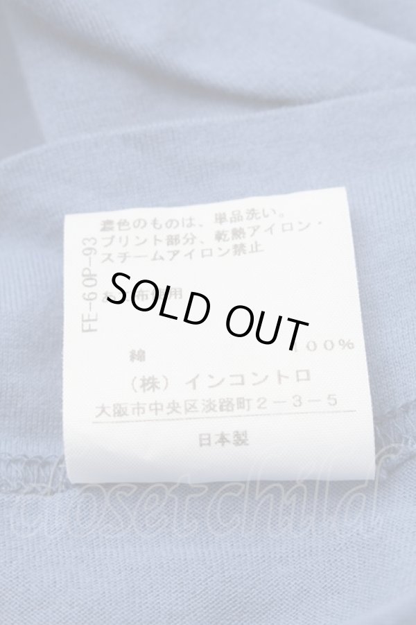 画像4: ヴィヴィアンウエストウッド 中古 / ネックレスプリントTシャツ  ブルー  S-26-03-08-034-to-AS-ZS (4)