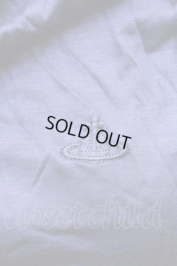 画像4: ヴィヴィアンウエストウッド 中古 / オーブ刺繍アシメワンピース 2 ブルー  S-26-03-08-035-op-HR-ZS (4)