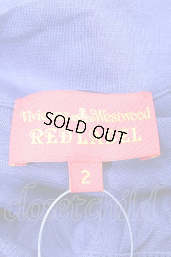 画像5: ヴィヴィアンウエストウッド 中古 / オーブ刺繍アシメワンピース 2 ブルー  S-26-03-08-035-op-HR-ZS (5)