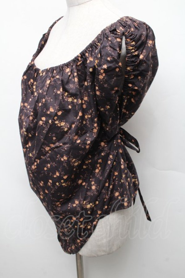 画像3: ANGLOMANIA 中古 / オフショルブラウス  黒  S-26-03-08-037-bl-AS-ZS (3)