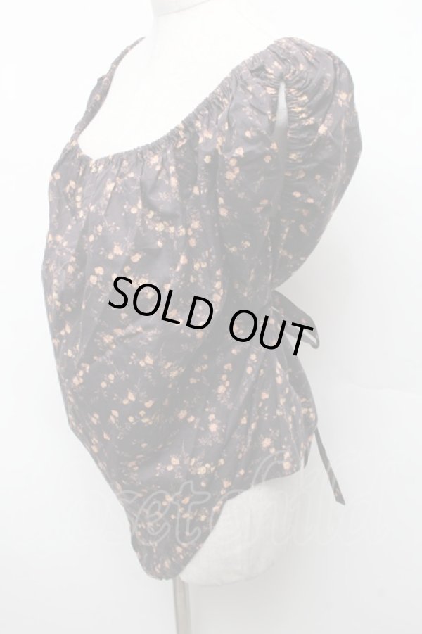 画像3: ANGLOMANIA 中古 / オフショルブラウス  黒  S-26-03-08-037-bl-AS-ZS (3)