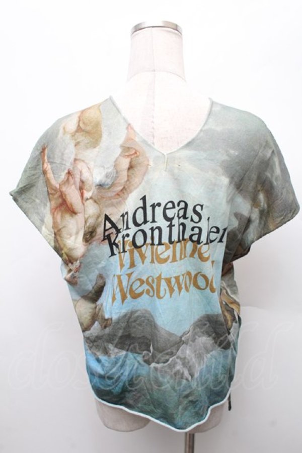 画像2: ヴィヴィアンウエストウッド 中古 / andreas kronthaler Tシャツ  マルチ  S-26-03-08-038-bl-AS-ZS (2)