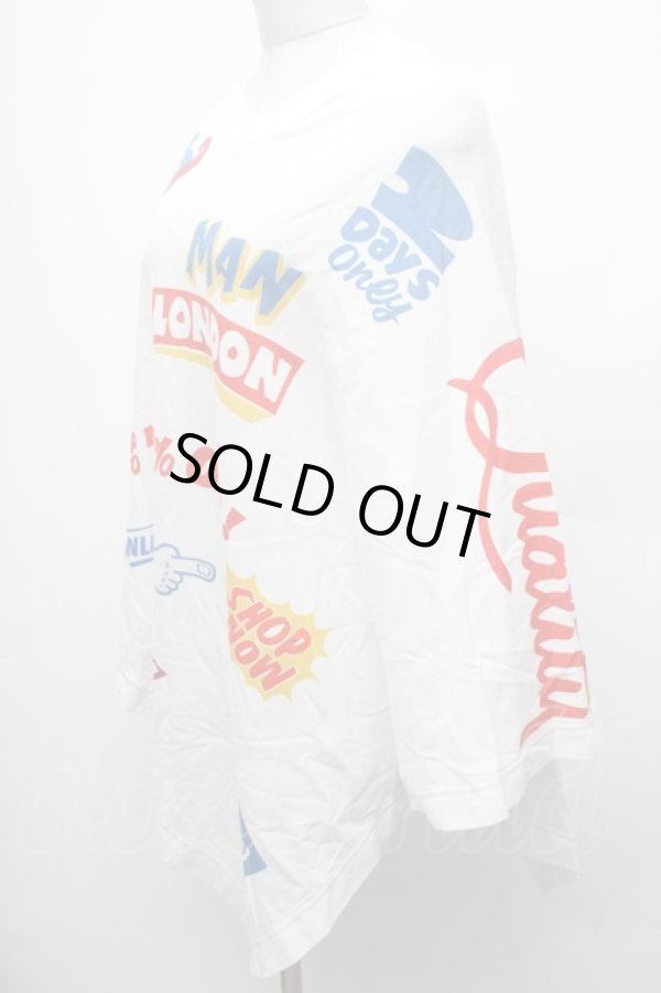 画像3: ヴィヴィアンウエストウッド MAN 中古 / EVERYTHING MUST GO WATERFALLトップス  白  S-26-03-08-005-to-AS-ZS (3)