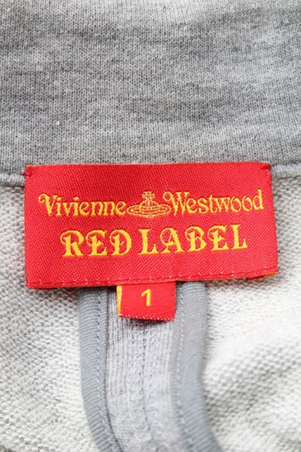 画像4: ヴィヴィアンウエストウッド 中古 / スウェットラブジャケット 2 グレーｘ黒  S-26-03-08-044-jc-AS-ZS (4)