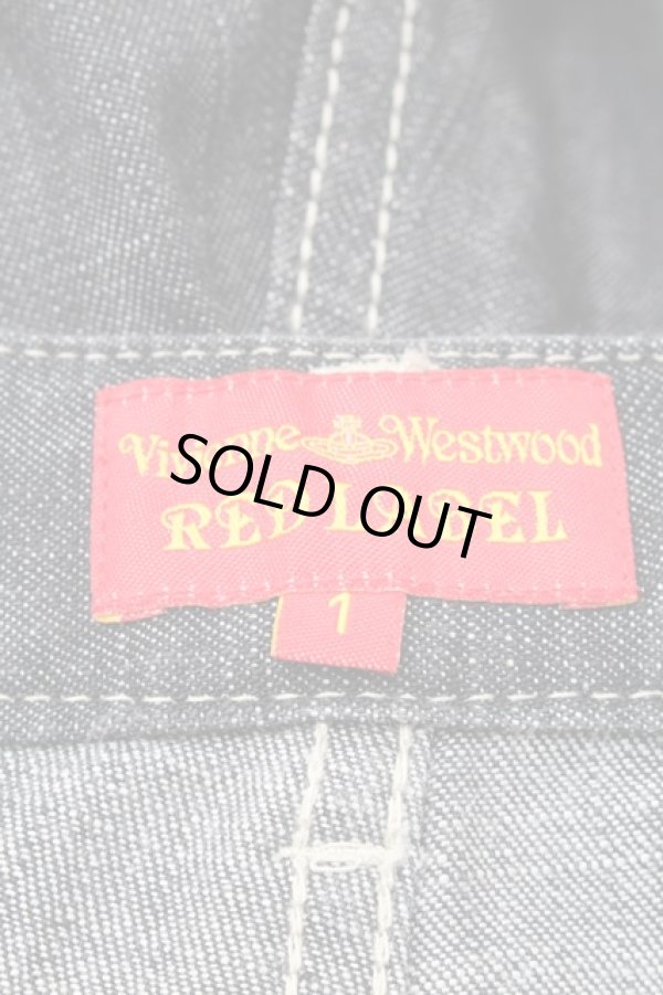 画像4: ANGLOMANIA 中古 / オーブ刺繍デニムパンツ 1 ブラックデニム  S-26-03-08-046-pa-AS-ZS (4)