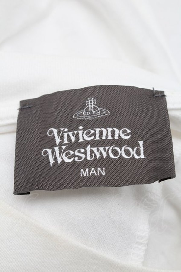 画像7: ヴィヴィアンウエストウッド MAN 中古 / EVERYTHING MUST GO WATERFALLトップス  白  S-26-03-08-005-to-AS-ZS (7)