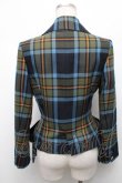 画像2: ヴィヴィアンウエストウッド 中古 / タータンチェックラブジャケット 1 グリーンｘ紺  S-26-03-08-047-jc-AS-ZS (2)