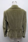 画像2: ヴィヴィアンウエストウッド 中古 / 別珍ラブジャケット 3 カーキ  S-26-03-08-048-jc-AS-ZS (2)