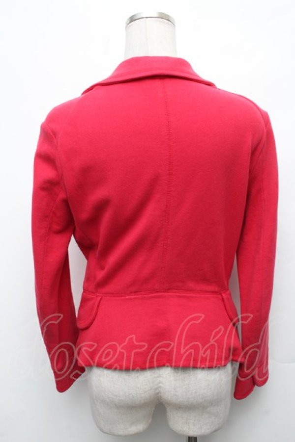 画像2: ヴィヴィアンウエストウッド 中古 / スウェットラブジャケット 2 赤ｘ黒  S-26-03-08-049-jc-AS-ZS (2)