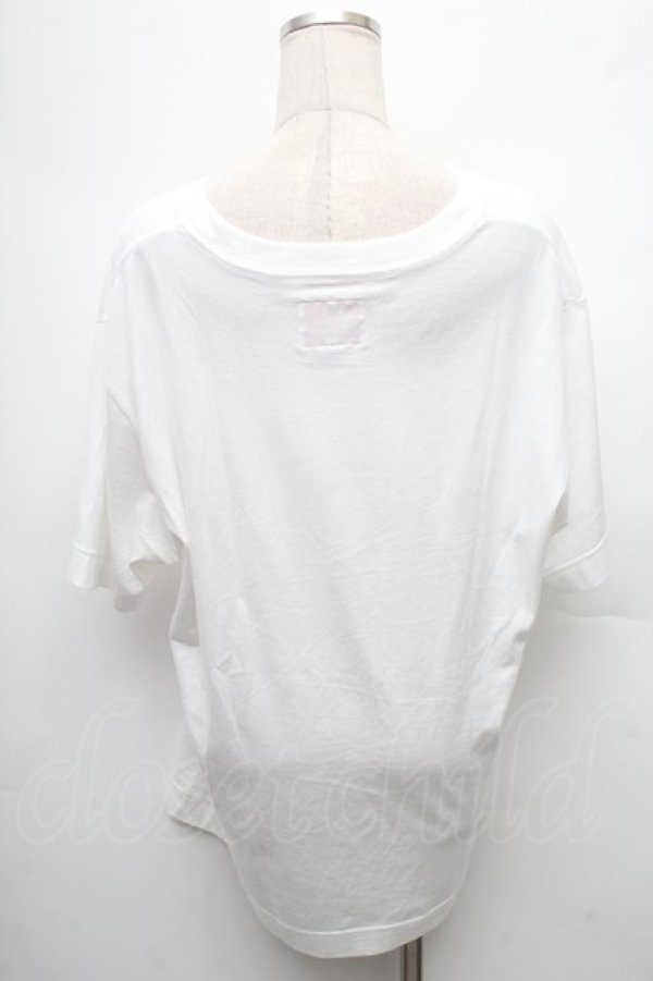 画像2: ヴィヴィアンウエストウッド MAN 中古 / SAFETY PIN HEART リラックスTシャツ 48 白  S-26-03-08-006-ts-AS-ZS (2)